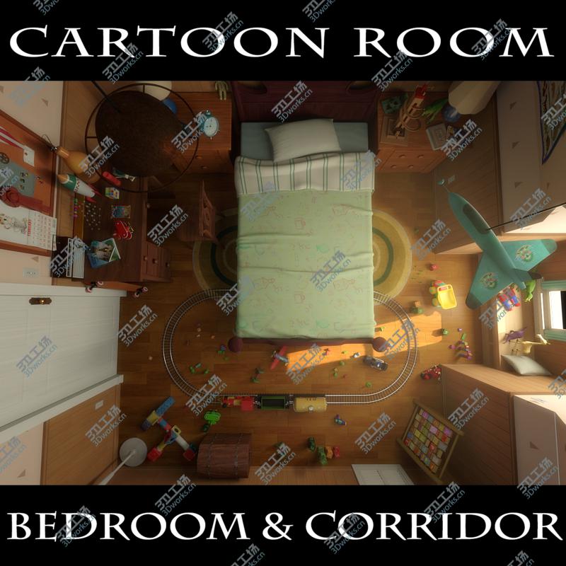 images/goods_img/20210113/3D Cartoon Bedroom corridor/1.jpg